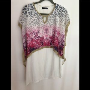 Hot pink purple leopard print dress